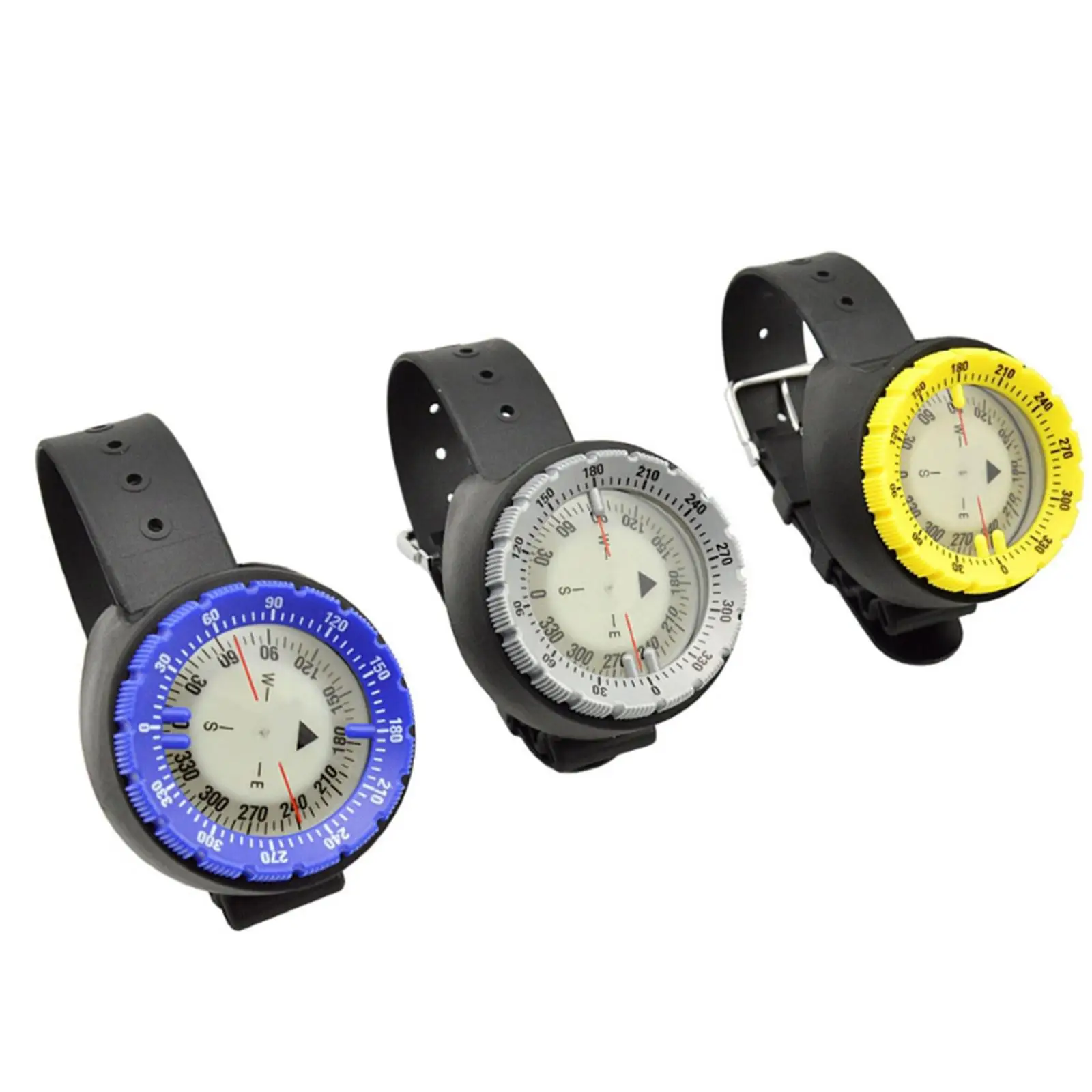 Scuba Diving Depth Gauge Max 50m with Wrist Band Waterproof