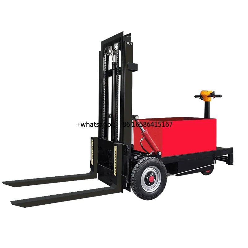 Small Electric Forklift Simple Station Driving & Lifting Warehouse Truck Unloading Handling Stacker Condition Employ