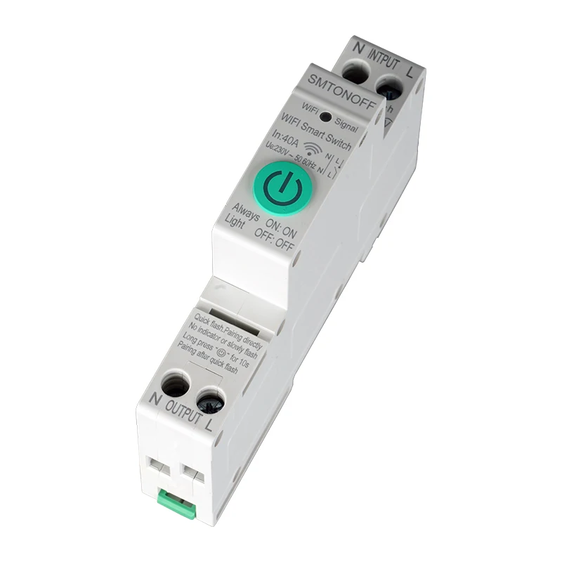 Din Rail WiFi Smart Boiler Switch Water Heater switch Smart Life Tuya APP Remote Control Alexa Echo Google Home Voice Control