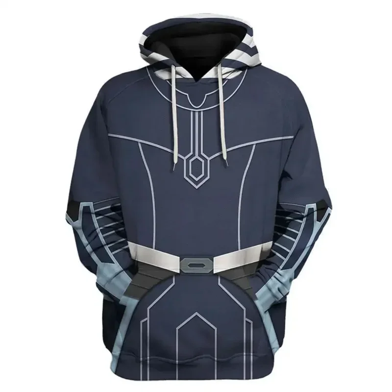 Movie Hero Cosplay Hoodie Men Costume Movie Space Roleplay Outfits Fancy Dress Up Party Clothes for Male Halloween Party