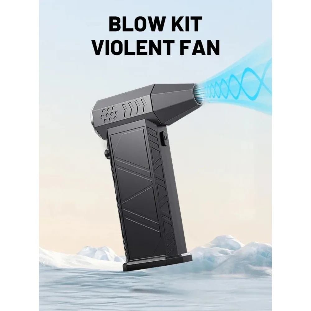 800000RPM New X9 Turbo Fan Upgrade Rechargeable Blower Brushless Air Blower Violent Fan Portable Dust Blower Electric Dryer - view 4