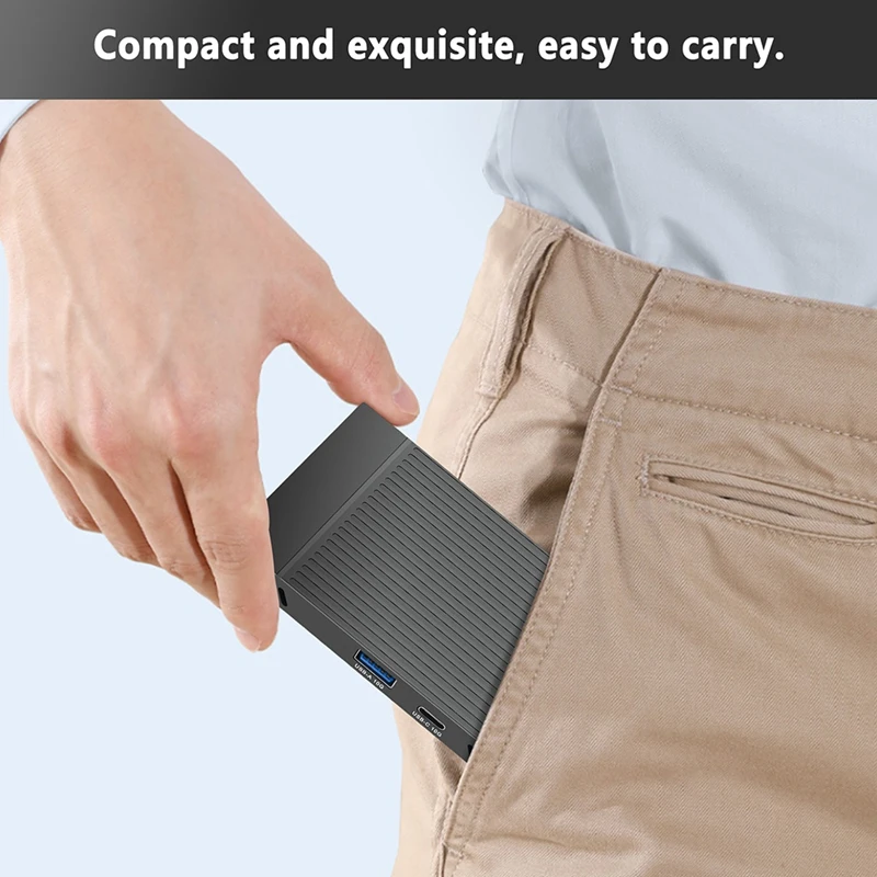 محطة إرساء M.2 Nvme SSD بسرعة 10 جيجابت في الثانية، حافظة محرك الأقراص الصلبة المصنوعة من الألومنيوم ثنائي الخليج للكمبيوتر الشخصي والكمبيوتر المحمول