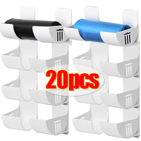 Plastic Mini Trash Bag Holder Wall Mounted Waste Bag Roll Containers Multifunctional Kitchen Storage Shelf Home Organizer Racks
