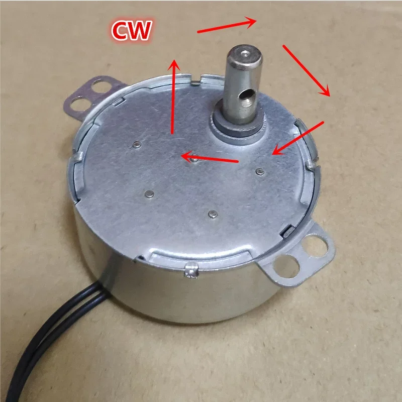 shaft diameter 7mm,  TYC50 220V 50/60HZ 4W AC synchronous gear motor 2.5rpm 5rpm 10rpm 15rpm 20rpm 30rpm microwave/oven motor ~