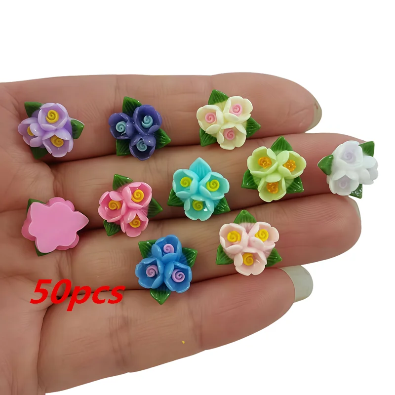 20/50pcs Mixed Resin Mini Colo - огляд і ціна Resin Art For Rose
