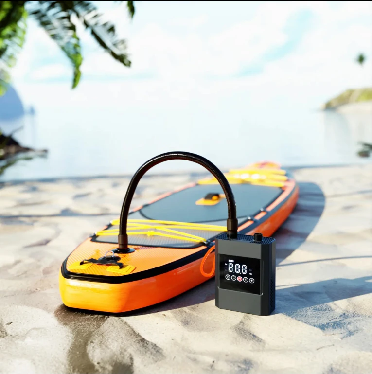 High Pressure Electric Built-in Battery LED Display air Inflation Deflation Pump sup Inflate Pump Machine for Inflatable Boat