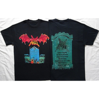 Dark Angel Darkness Descends Thrash T-Shirt Men's and Women's Short Sleeve Retro Metal Band Tops Brand T-shirt Oversize Tees