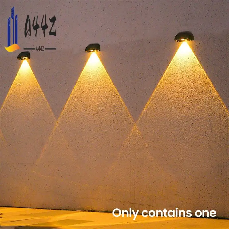 A44Z-Outdoor Waterproof Solar Wall Light Courtyard Garden Decorative Light Solar Wall Atmosphere Light
