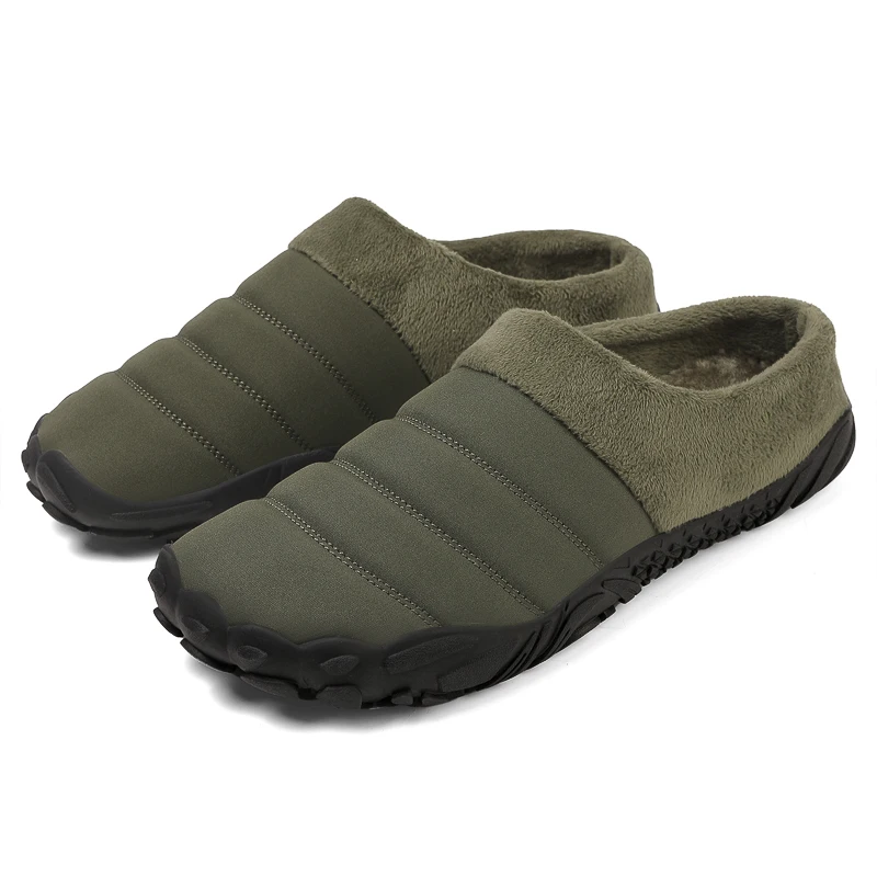 Luxury Brand Winter Super Warm Men Slippers Winter Indoor Flat Outdoor Women Slippers Soft Antiskid House Casual Bedroom Slipper