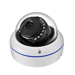 AZISHN Vandalproof 5MP 3MP 2MP H.265 Surveillance IP POE Camera Audio Microphone Dome Indoor Security Camera Email Push