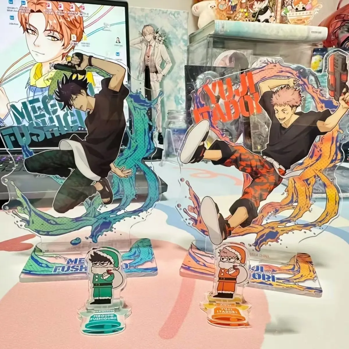 

Новый водяной пистолет «Jujutsu Kaisen», «Fukuroku Kei, Тору Юджи», милое и высококачественное акриловое украшение для рабочего стола.