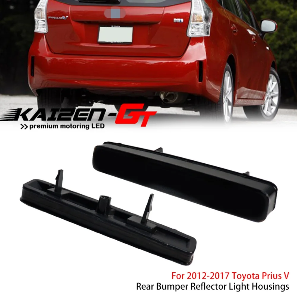 Rear Bumper Reflector Light Cover Housings For Toyota Prius V 2012-2017 For Scion tC 2014-2016 Car Accessories No Bulb/Socket