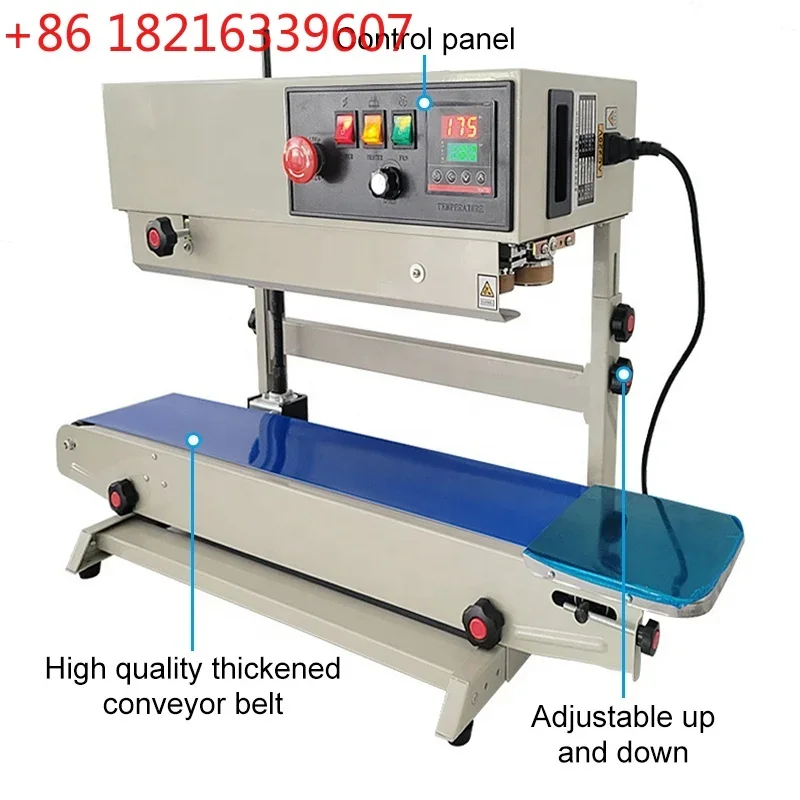 YAO FR900 High Quality Stand up Pouch Food Continuous Plastic Film Bag Zipper Automatic Band Sealer Heat Vertical Sealing Machin