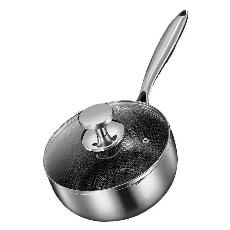 316 Stainless Steel Snow Pot Non-stick Baby Food Cookware, Multi-functional Steamer & Fry Pan for Infant Meals, Household Use