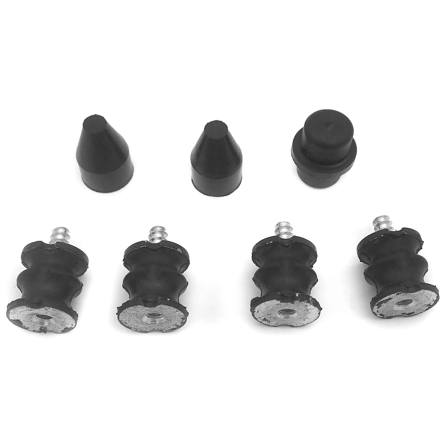 7 Stück Gummi Front griff Isolator Puffer Stoßdämpfer Elemente Set Kit passend für Husqvarna Kettensägen Teile