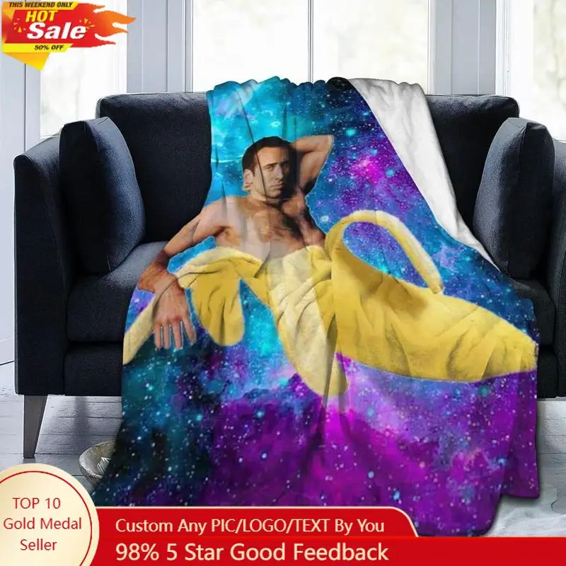 

Funny Blanket Super Soft and Thick Four Seasons Anti-Pilling Flannel Throw Blanket Suitable for Sofa Car Bed Camping Adult Kids