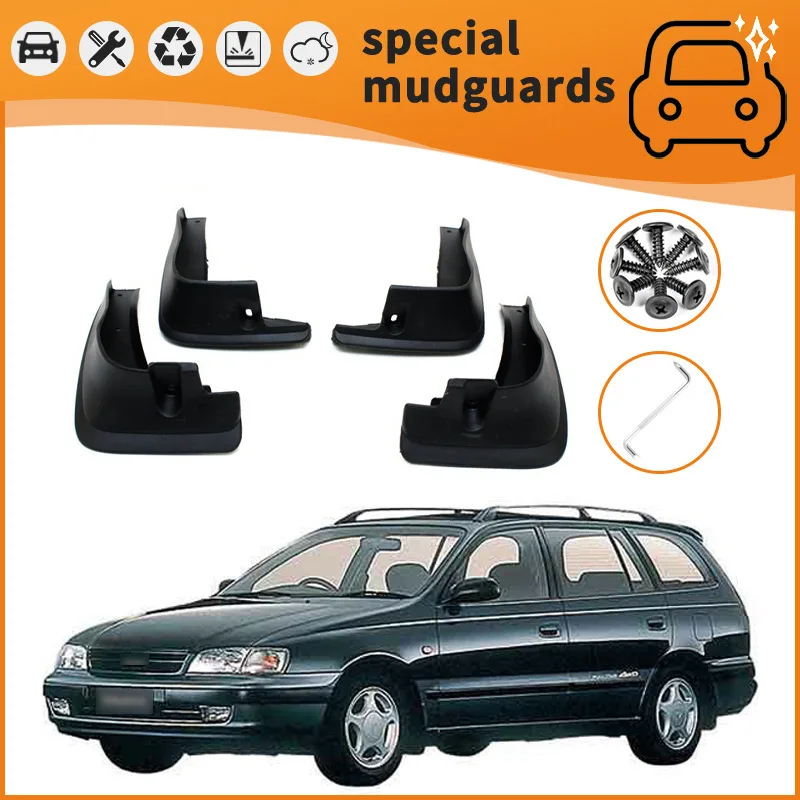 

For 1992-2002 Toyota Caldina models Mudguards Fender Mudflaps Front Rear Flares Splash Guards Cover Car Accessorie