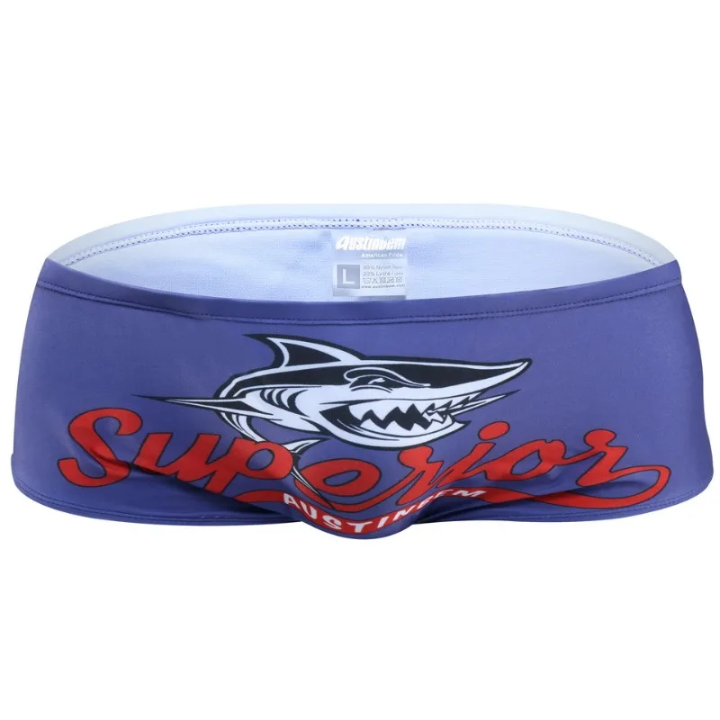 2025 الملاكم سراويل للسباحة الرجال سراويل للسباحة الرجال ملخصات القرش نمط السراويل D250