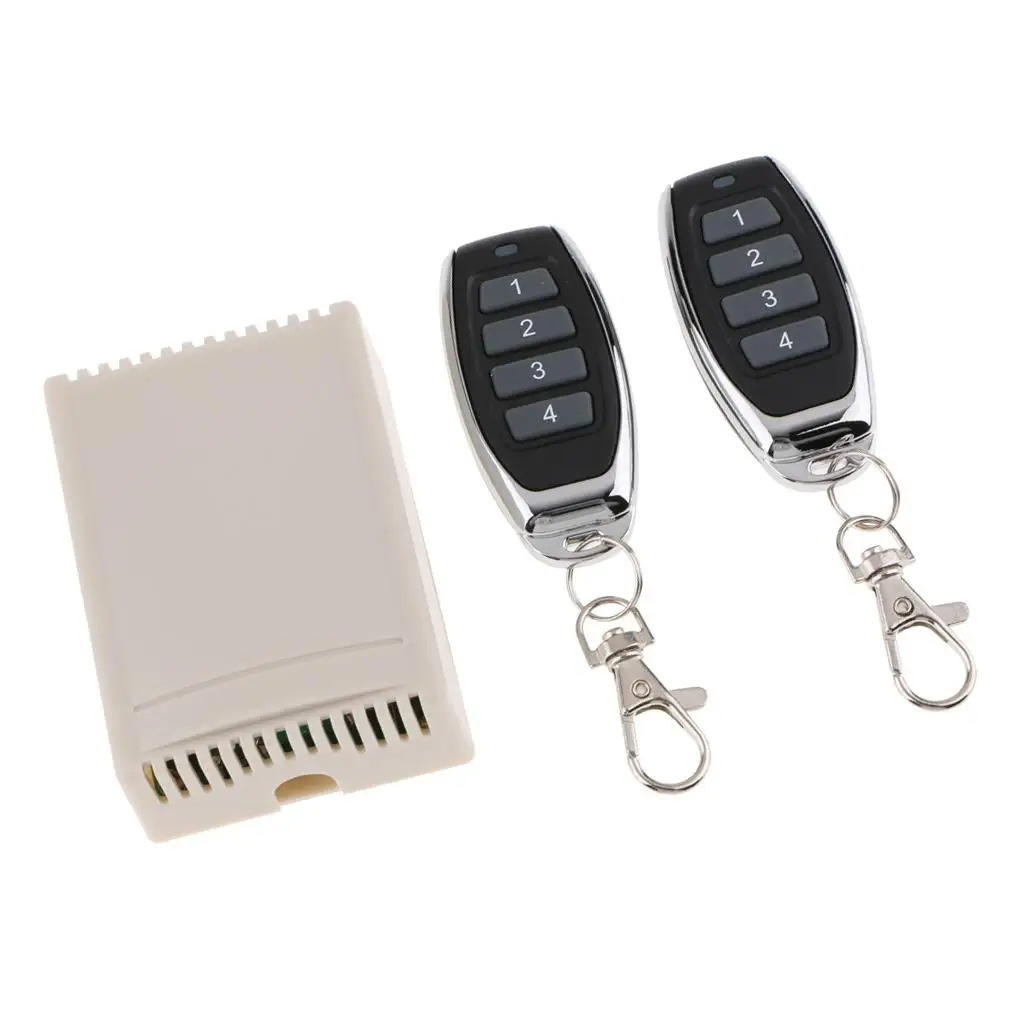 12V Wireless Remote Control Switch 4 Channel Relay High Sensitivity for Elevator Gate System