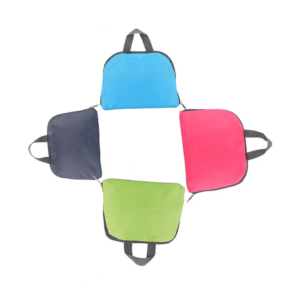 

Foldable Backpack Waterproof Outdoor Bag Travel for Hiking Camping Portable Daypack Mesh Pocket Adjustable Buckle