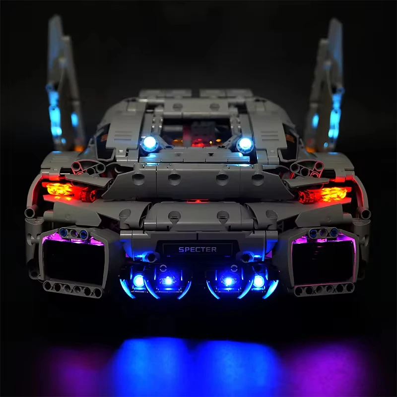 

RC DIY LED Light Kit For LEGO 88012 Technical Sports Car( Only LED Light,Without Blocks Model)