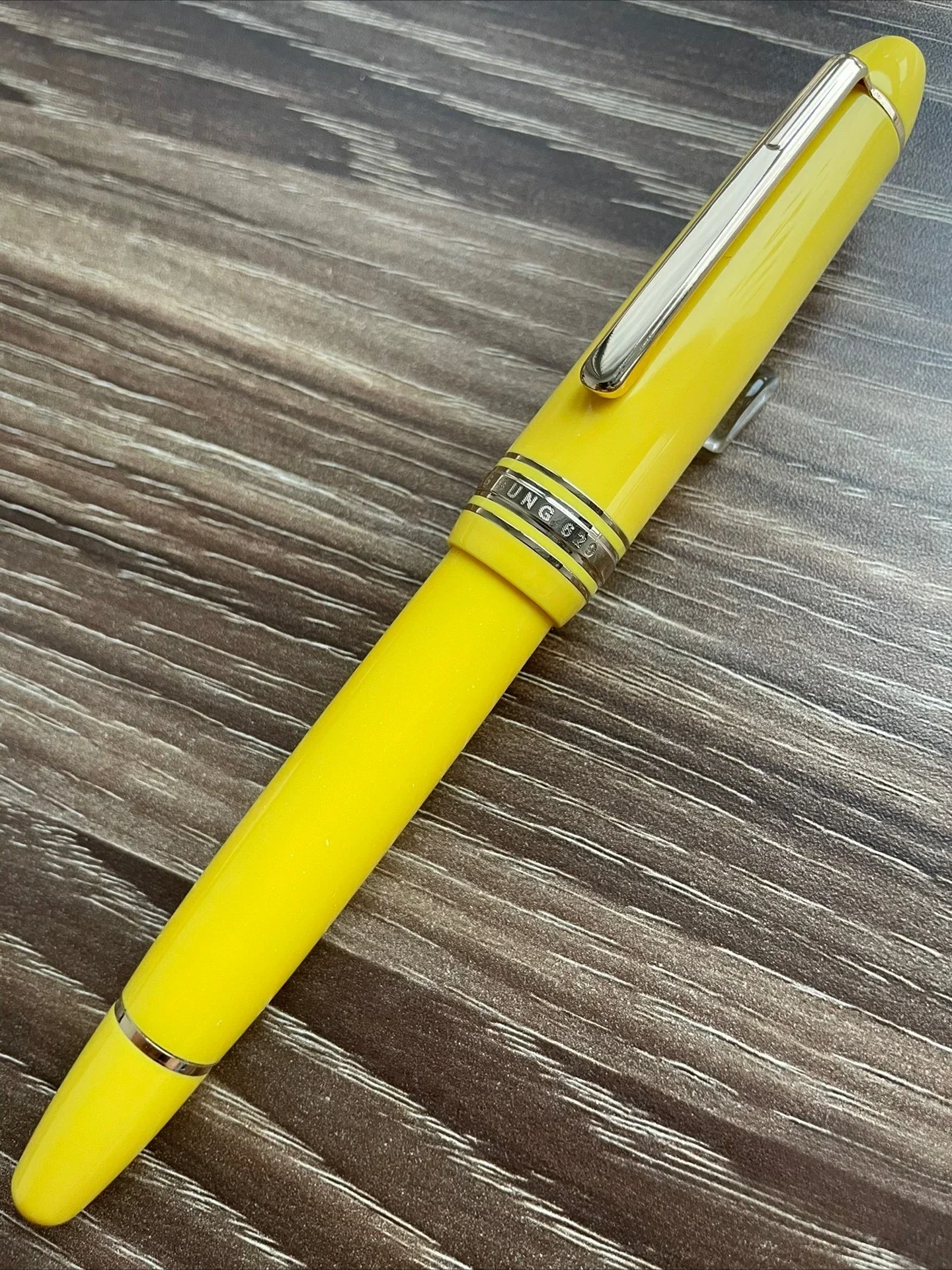 أصفر محدود! الجناح سونغ 629 موجز قلم حبر EF/F 0.5 مللي متر بنك الاستثمار القومي المكبس الراتنج الذهب كليب القلم القرطاسية هدايا الأعمال الكتابة