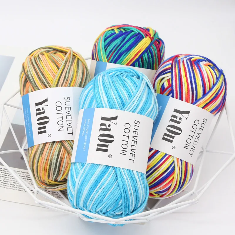 100g 1Pc 200M Cotton Acylic Yarn Yarn For Knitting Hand Crochet Yarn Knit Blanket sweater hat sock line Crocheting bag Threads