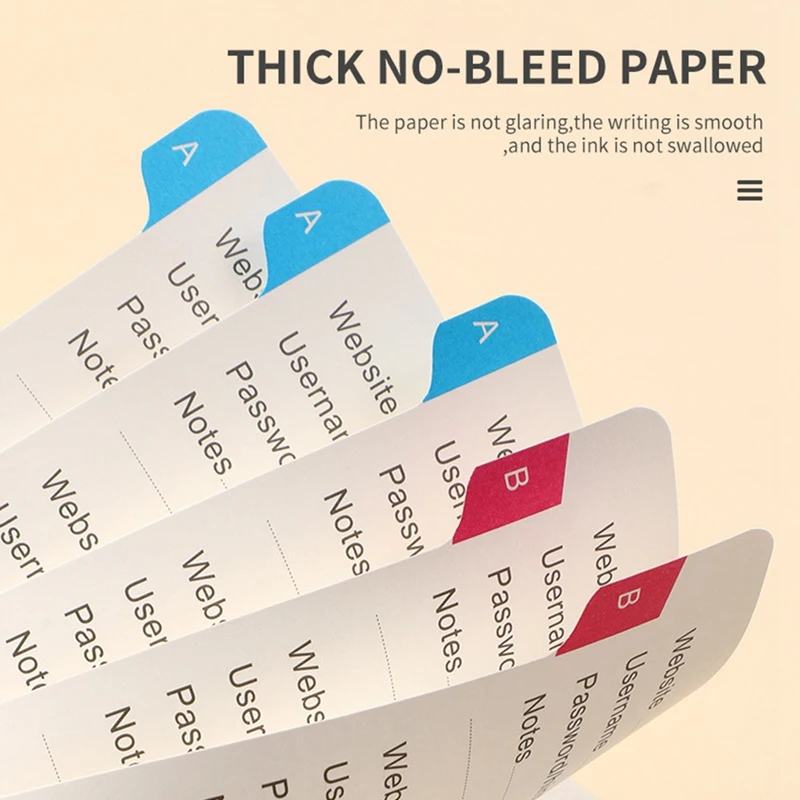 Password Keeper Book with Alphabetical Tabs for Seniors, Password Notebook for Internet Website Address Log in Detail,D