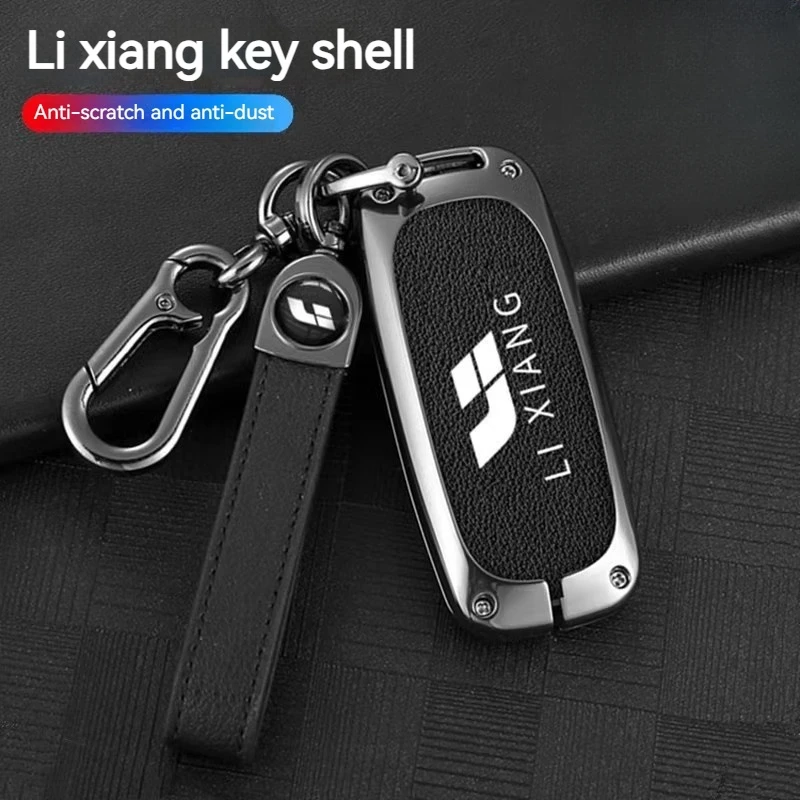 

Zinc Alloy Car Smart Remote Key Cover Fob Case Holder Shell Bag For Leading Ideal Lixiang Li One 2018 L7 L8 L9 2023 Accessories