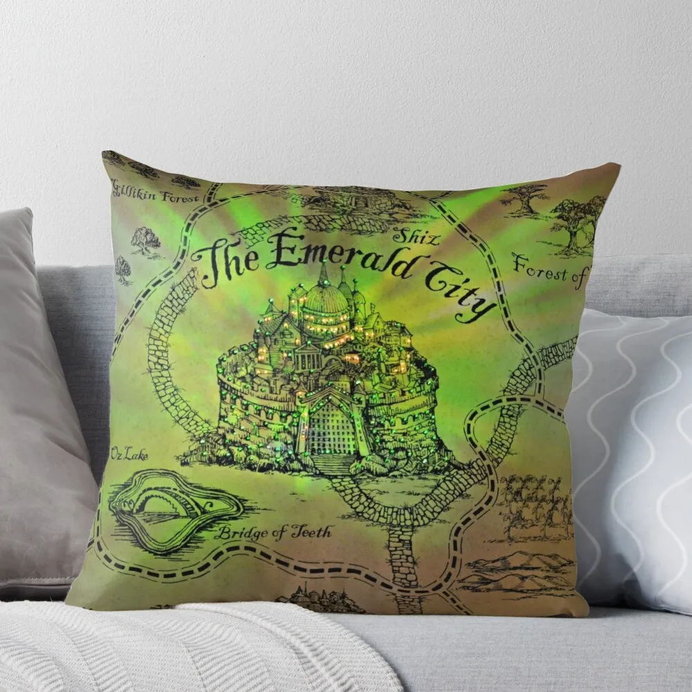 The Emerald City Throw Pillow Cushions Cover Custom Cushion Photo Sofa Cover