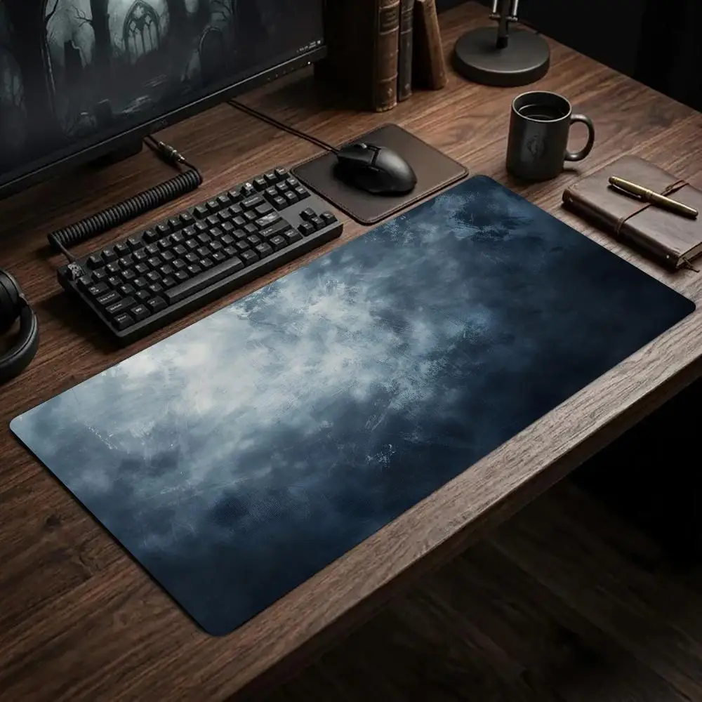 Dark Grey Abstract Mouse Mat Gaming Mats Mousepads Gaming Setup Playmat Carpet Desk Accessories Desk Gadgets Extended Pad Office