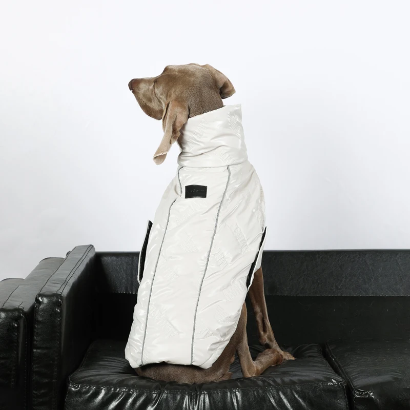 Fashion Large Dog Clothes Winter Waterproof Dog Vest Warm Pet Clothing Big Dog Jacket Labrador Golden Retriever Costume