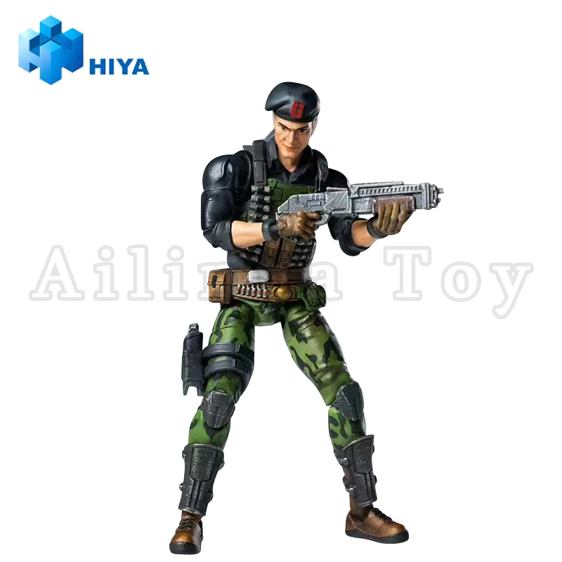 HIYA 1/18 4inch Action Figure Exquisite Mini Series G.I.JOE Flint Anime For Gift