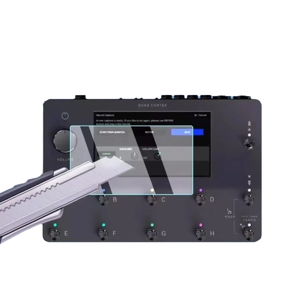 HD-Displayschutzfolie aus gehärtetem Glas für Neural DSP Quad Cortex