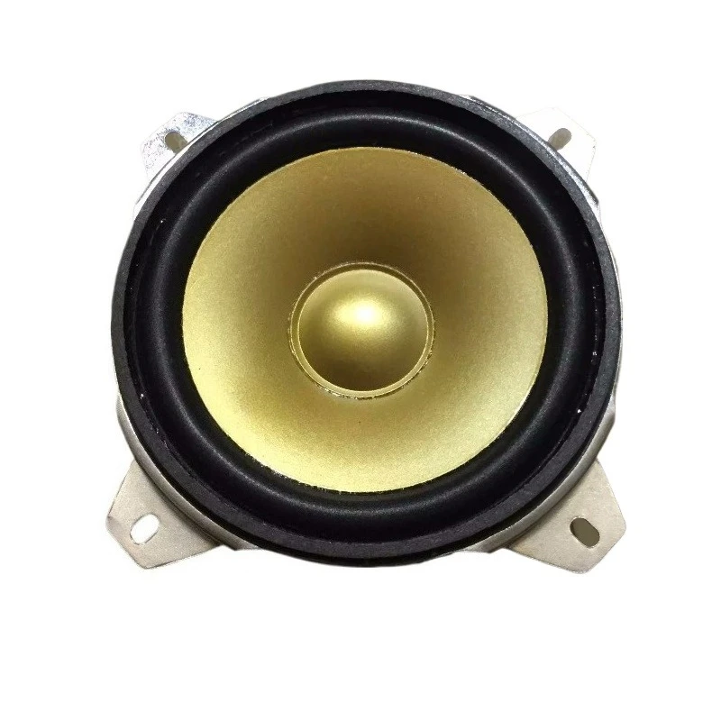 SOTAMIA 2PCS 4 Inch Angled Full Range Speaker  8 Ohms  8 Watts  Fever Grade PP Basin  Home Speaker  Car Audio  Cloth Edge Design
