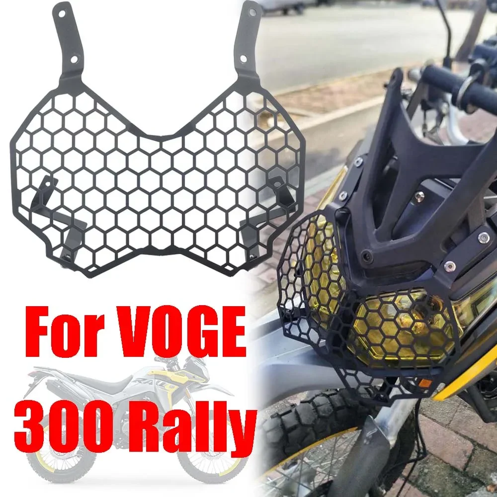 For Loncin VOGE Rally 300 GY 300Rally Rally300 Motorcycle Accessories Headlight Guard Protector Lampshade Light Protection Cover