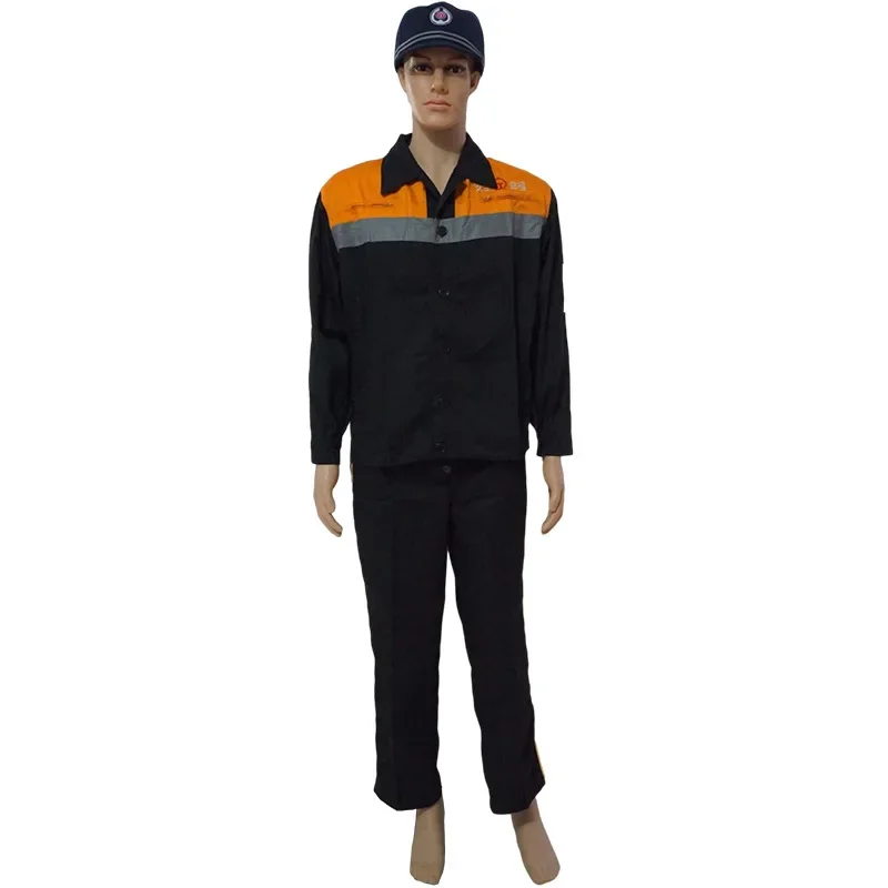 High-Speed Rail Inspector Overalls with Reflective Stripe Shunts