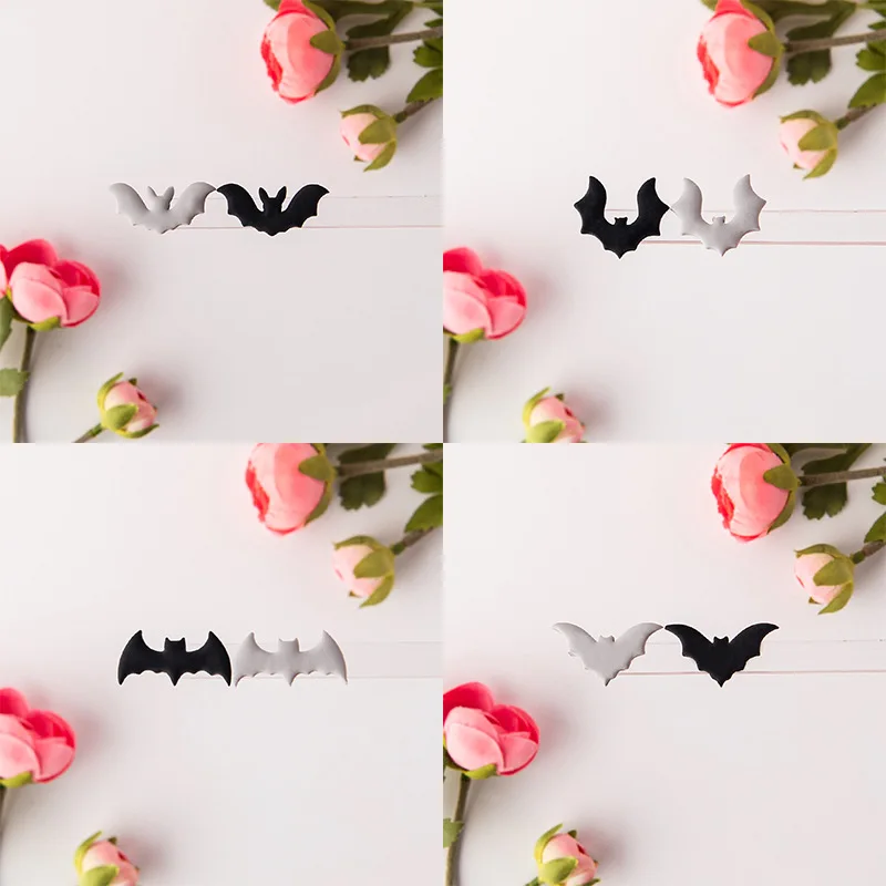 Halloween Series Creative Mini Bat Shape Clay Cutting Molds Cutters For Making Soft Clay Earrings Jewelry Accessories DIY Gifts