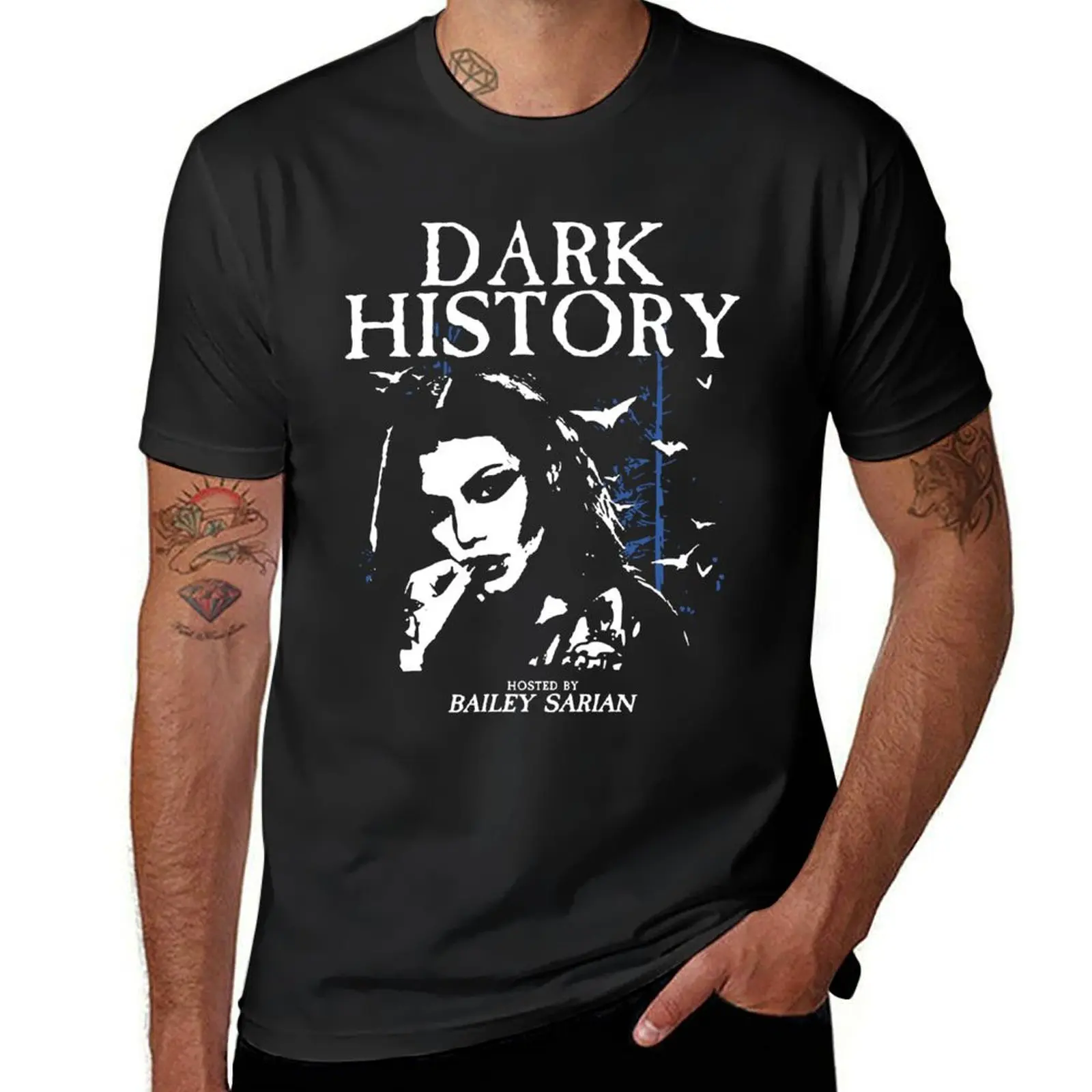 DARK HISTORY BLACK T-Shirt summer clothes summer tops cute clothes graphics men clothing