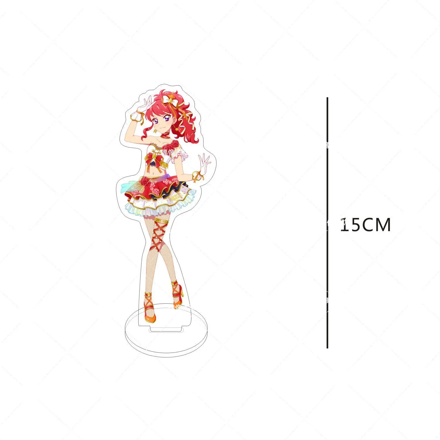 Aikatsu Stand Up Sign Transparent Exquisite Ichigo Anime KiriyaAoi Cartoon Figure Desktop Ornament Kanzaki Mitsuki Festival Gift