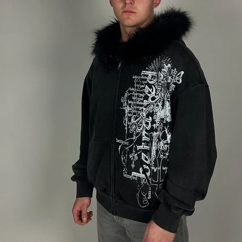 

Новая осенне-зимняя толстая теплая толстовка с капюшоном для мужчин и женщин, простая и универсальная, куртка с принтом «сделай сам» для ежедневного использования.