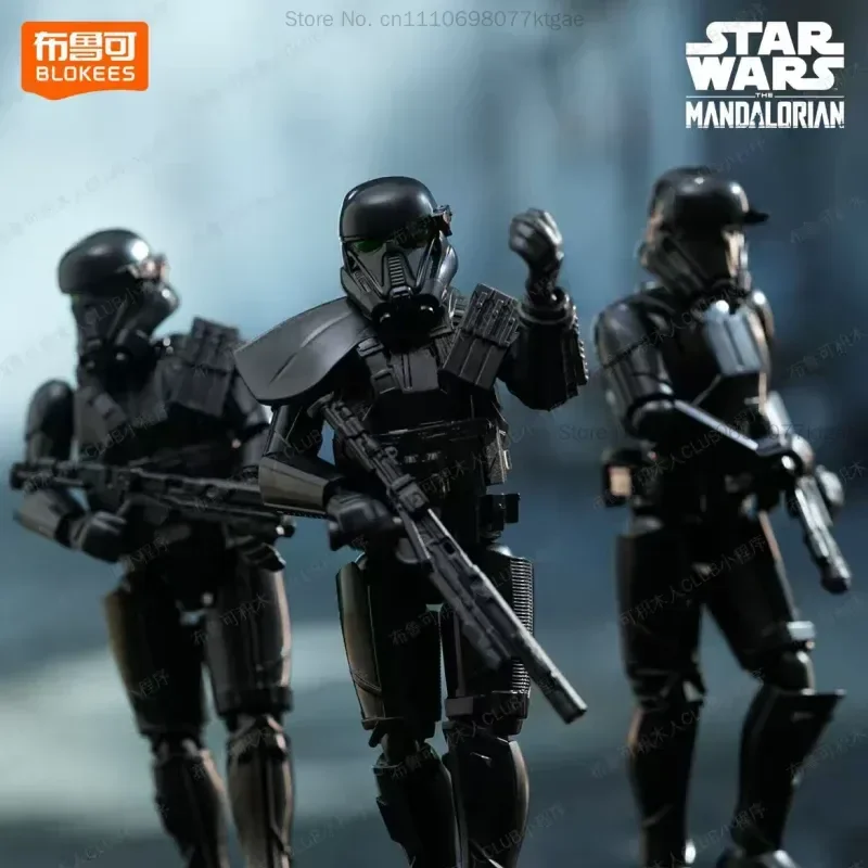 Blokees Star Wars Blind Box Galaxy Version 3 Trooper Collection Stromtrooper Mandalorian Din Djarin Action  Assembl Figure Model