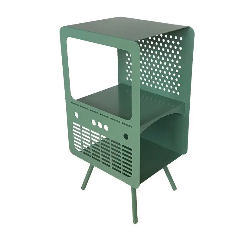 

Living room ins wind creative sofa edge corner a few Nordic light luxury sofa side cabinet wrought iron bedside table bedroom