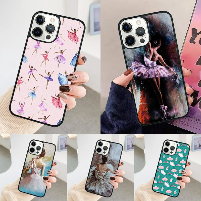 Ballerina Dance phone case Cover For iPhone 14 15 16 Pro Max SE 2020 coque For apple 11 12 13 Pro Max Mini 7 8 Plus