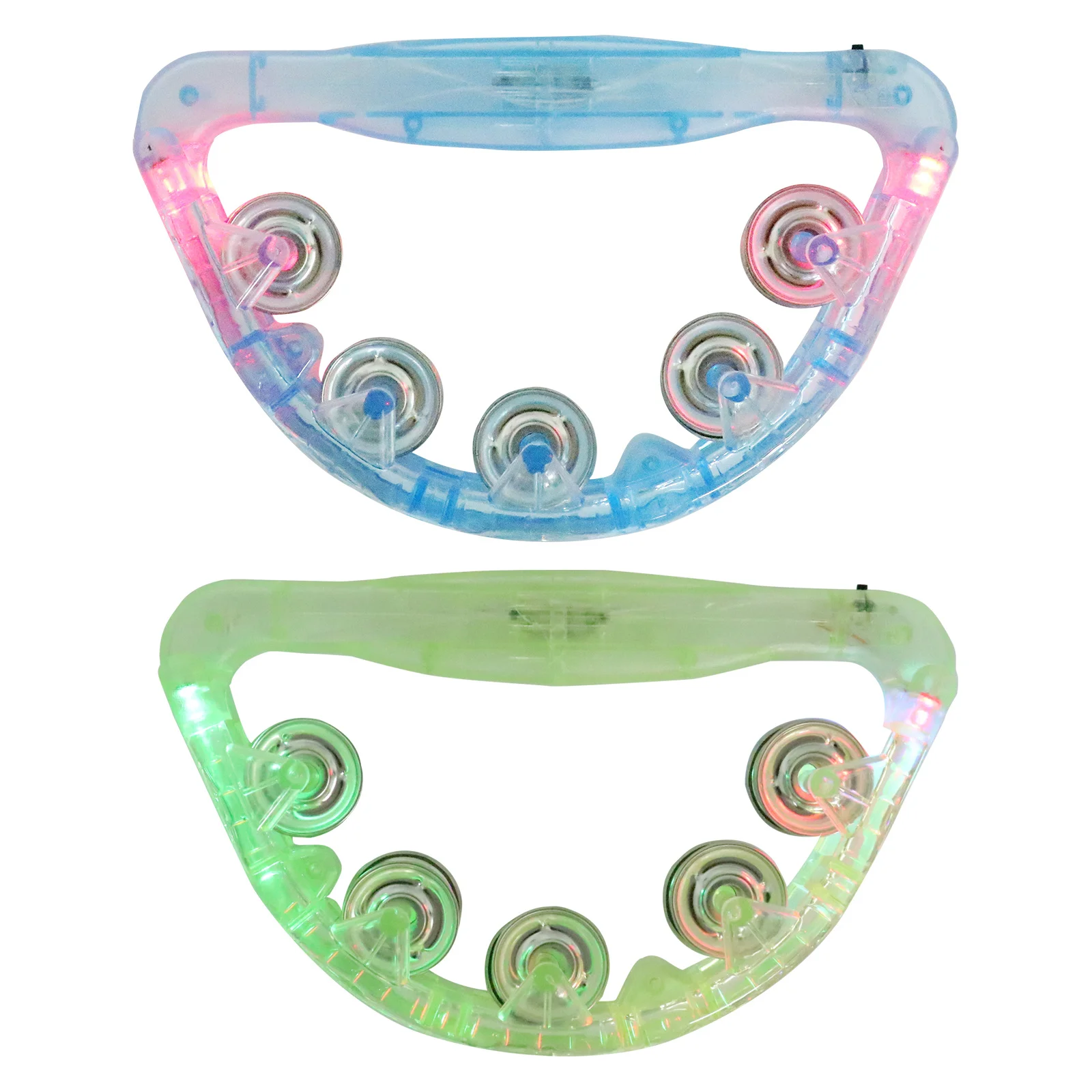 

2pcs Led Light Up Handhelds Flashing Colorful Party For Kids Adults Festival Nightclub Kids Ktv Instrument