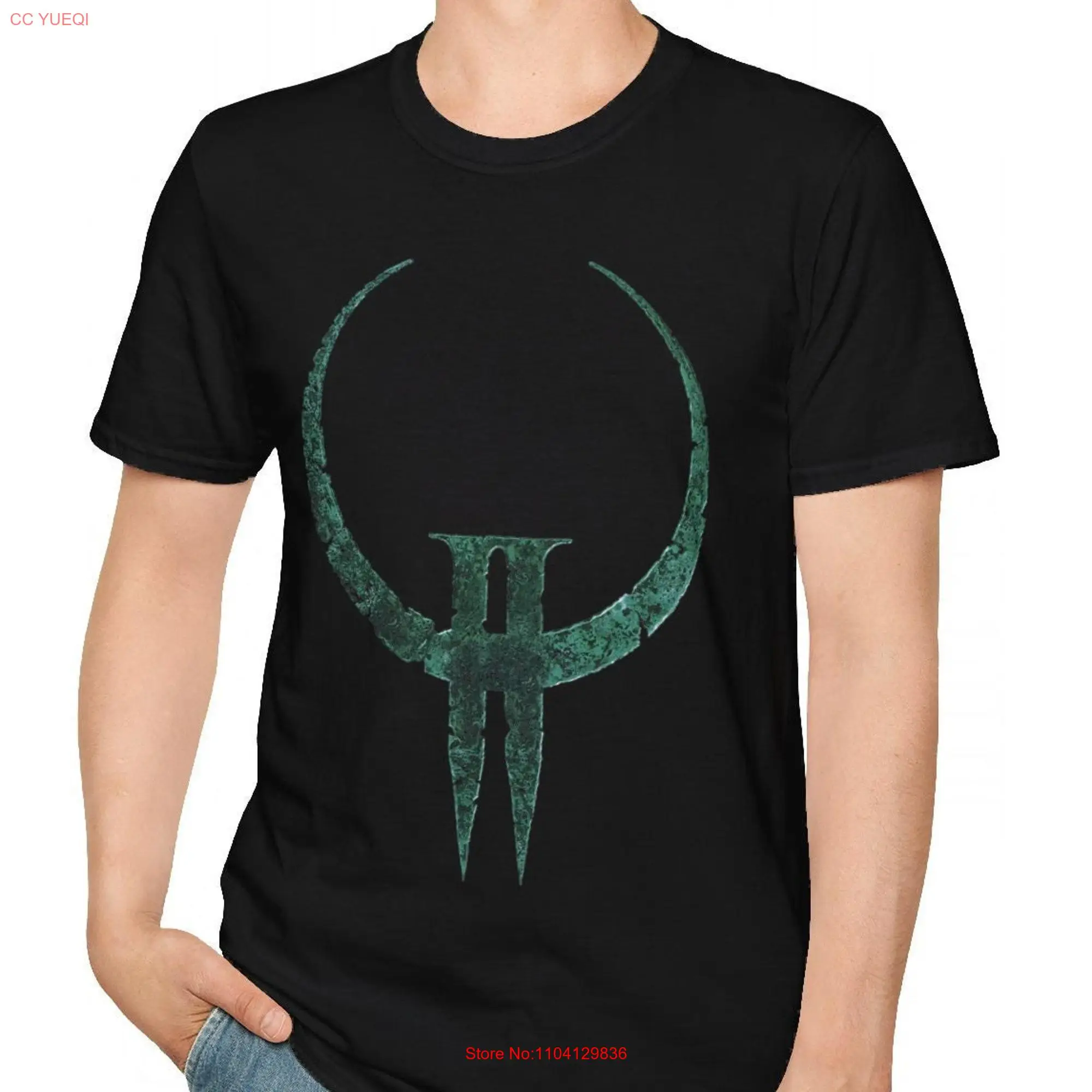 Quake 2 T Shirt Iconic Video Game Shooter long or short sleeves