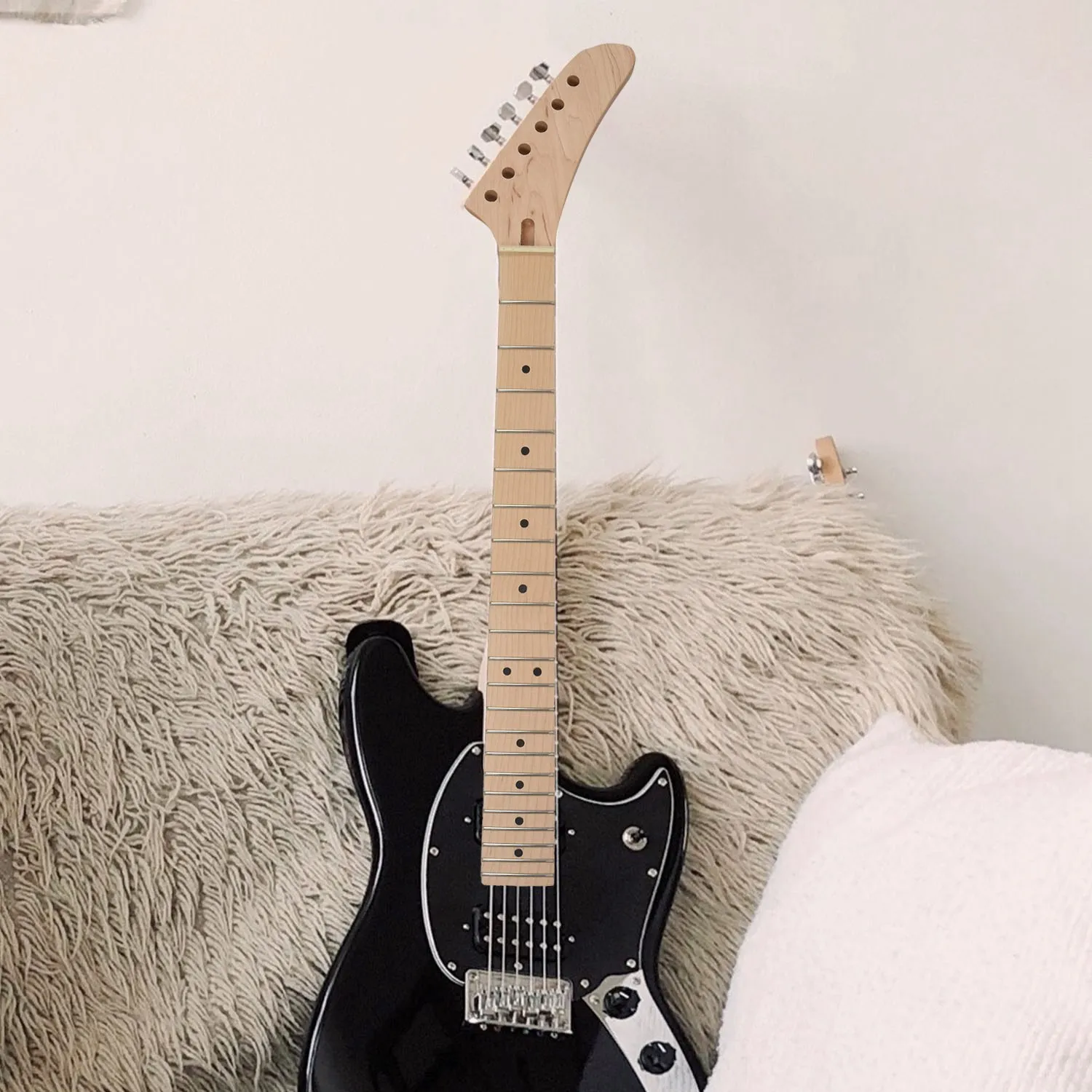 SMIEA 22 الحنق القيقب الموز الغيتار الكهربائي الرقبة نقطة البطانة لاستبدال أجزاء St