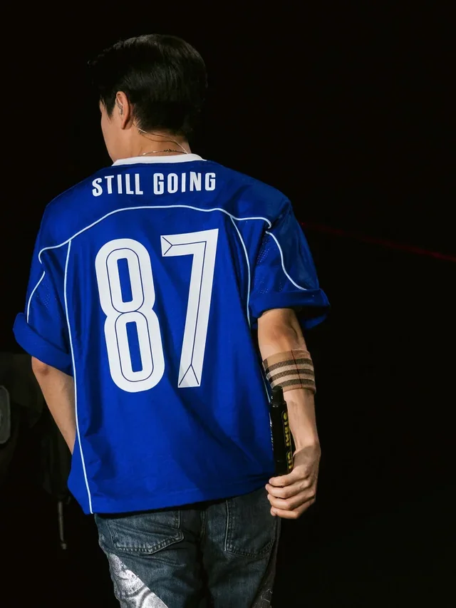 Stray Kids Seungmin Rock In Rio 2026 Festival Jersey No.87 Print Short‑Sleeve T‑Shirt  Kpop Concert Fan Tops Family Matching