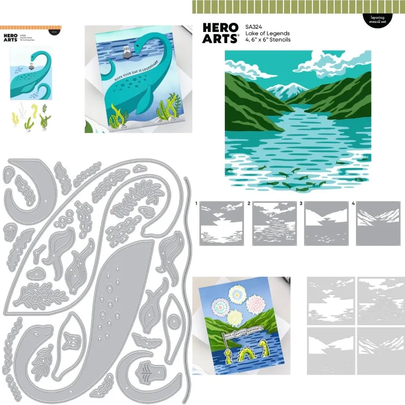 Banners Unbelievably Clouds – Matrices de découpe et tampons en métal pour scrapbooking, pochoirs, albums, papier, décoration de cartes cadeaux DIY 2026