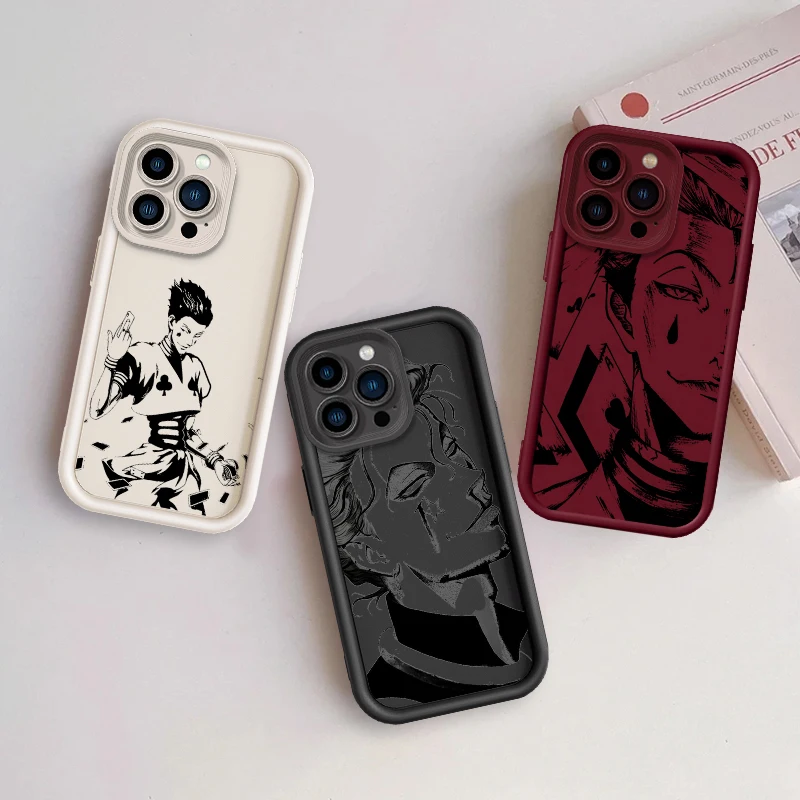 

Hunter×Hunter Anime Eye Ladder For Apple iPhone 15 14 13 12 11 XS XR X Pro Max Plus Funda Phone Case